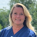 Åsa Hersén, veterinär- och avdelningschef för operation- & bildavdelningen.