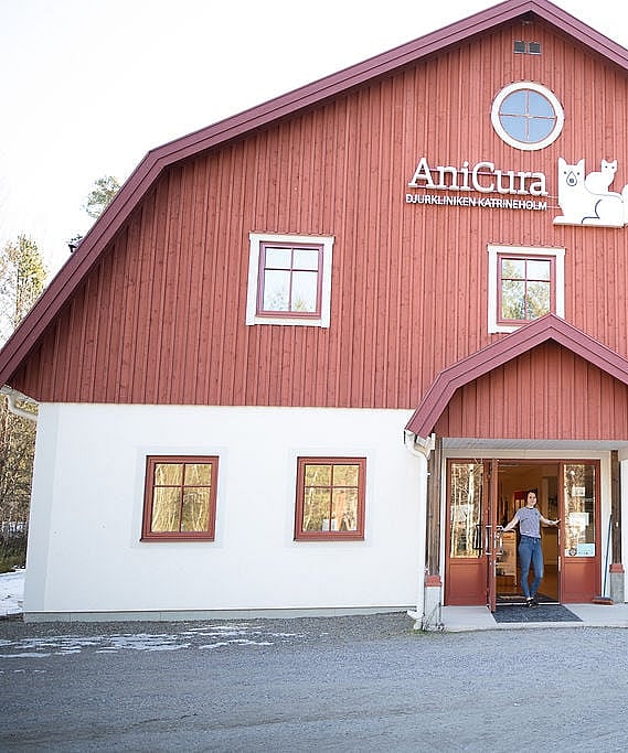 AniCura Djurkliniken i Katrineholms byggnad.