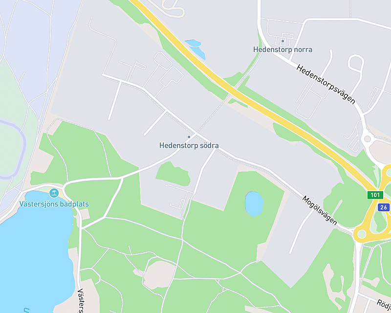 En karta som visar platsen för AniCura Djursjukhuset i Jönköping