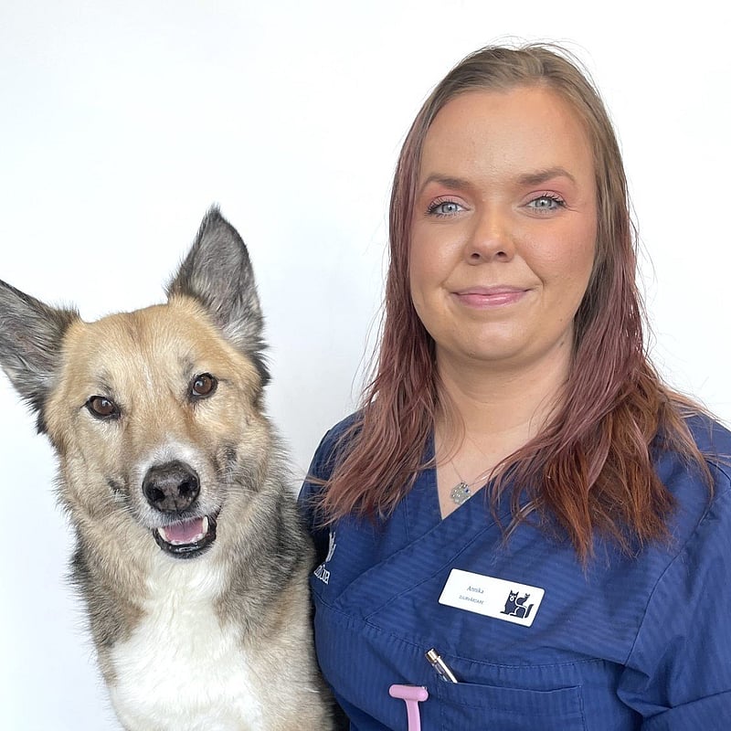 Foto av Annika, Djurvårdare nivå III