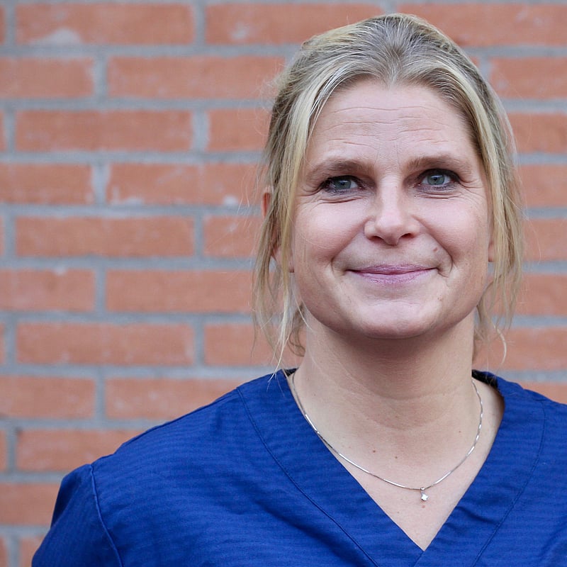 Foto av Jenny Karlsson, Leg. Djursjukskötare