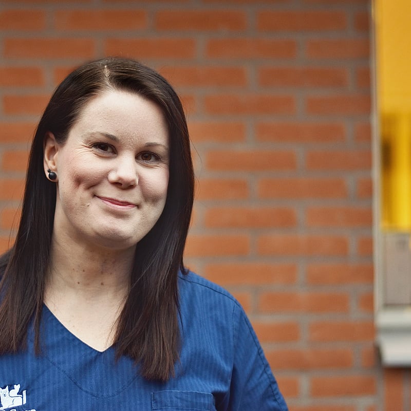 Foto av Maria Bendz, Leg. Djursjukskötare