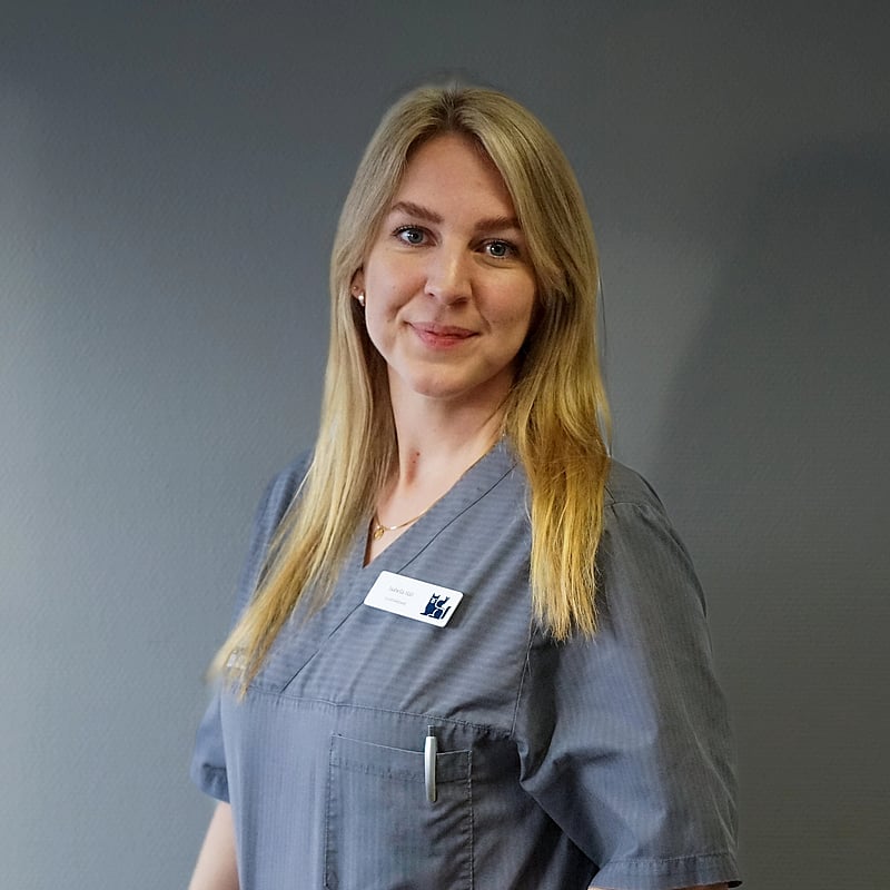 Foto av Isabella Häll, Djurvårdare
