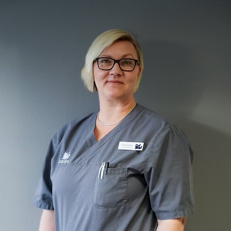 Foto av Gina Dammegaard, Leg. Djursjukskötare