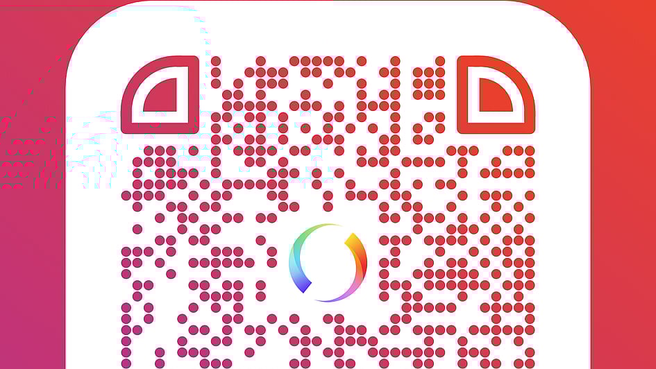 Swish QR kod för att skänka pengar.