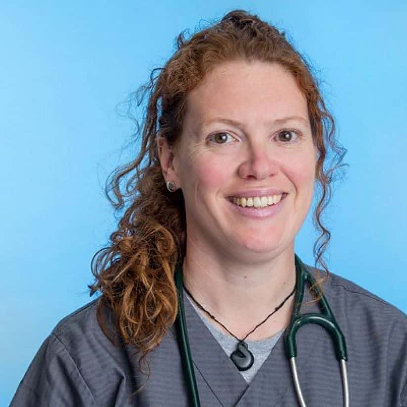 Petra, legitimerad veterinär.