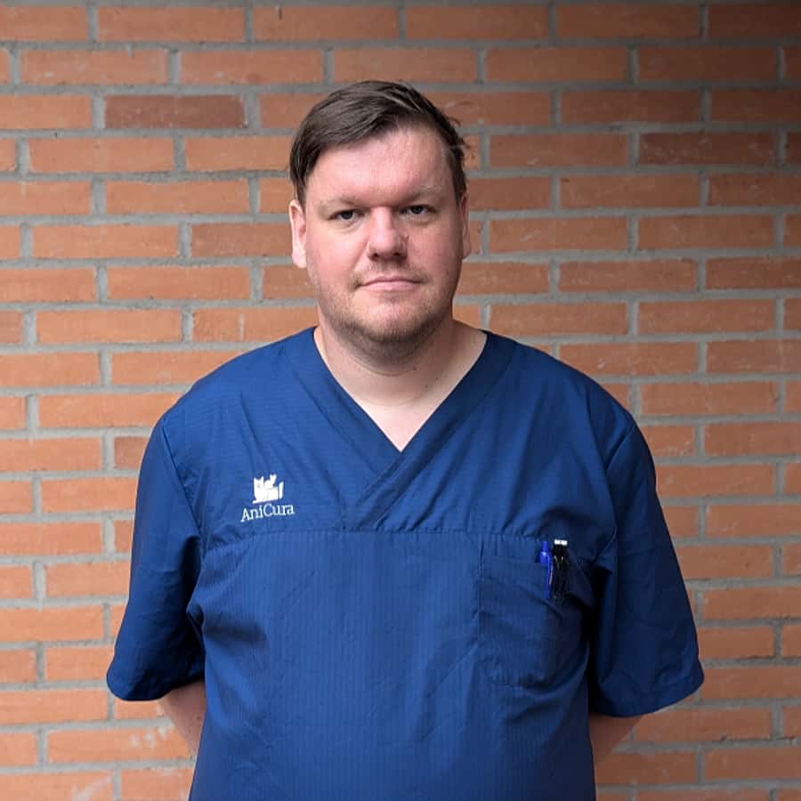 Johan Ekelund, legitimerad veterinär.
