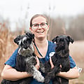 Louise, legitimerad veterinär.