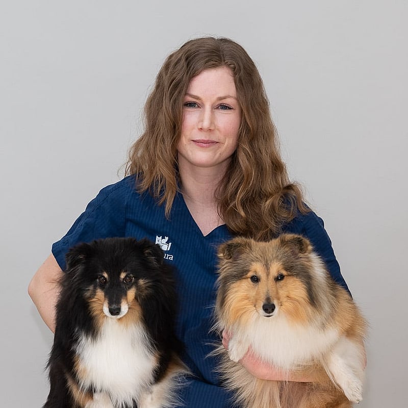 Foto av Sandra Olsson, Djurvårdare nivå III