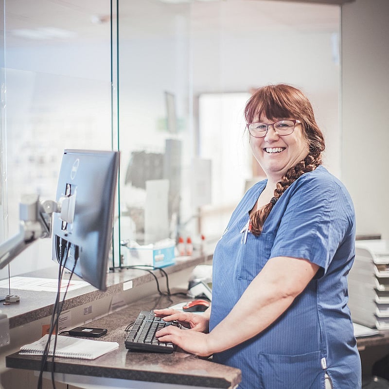Foto av Annelie Andersson, Leg Djursjukskötare, Klinikkoordinator